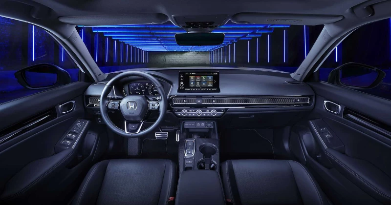 Honda Civic e:HEV connettività e display